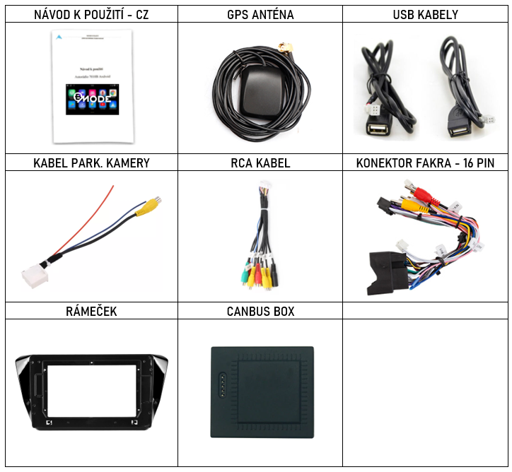 CZ PŘÍSLUŠENSTVÍ pro autorádio Bmode BEV37 pro Škoda Superb 3 s carplay a androidauto - evtech.cz